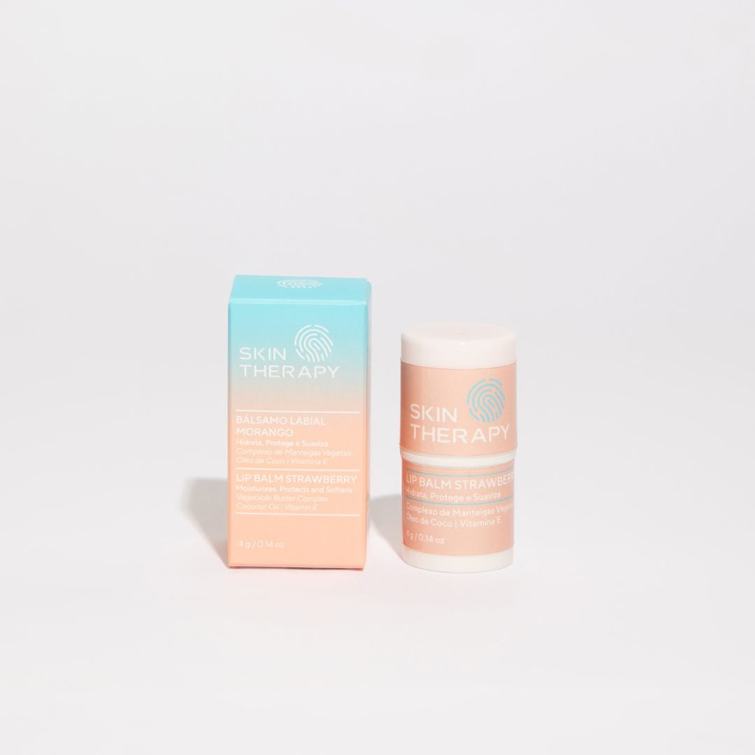 Bálsamo Labial de Morango - Lip Balm