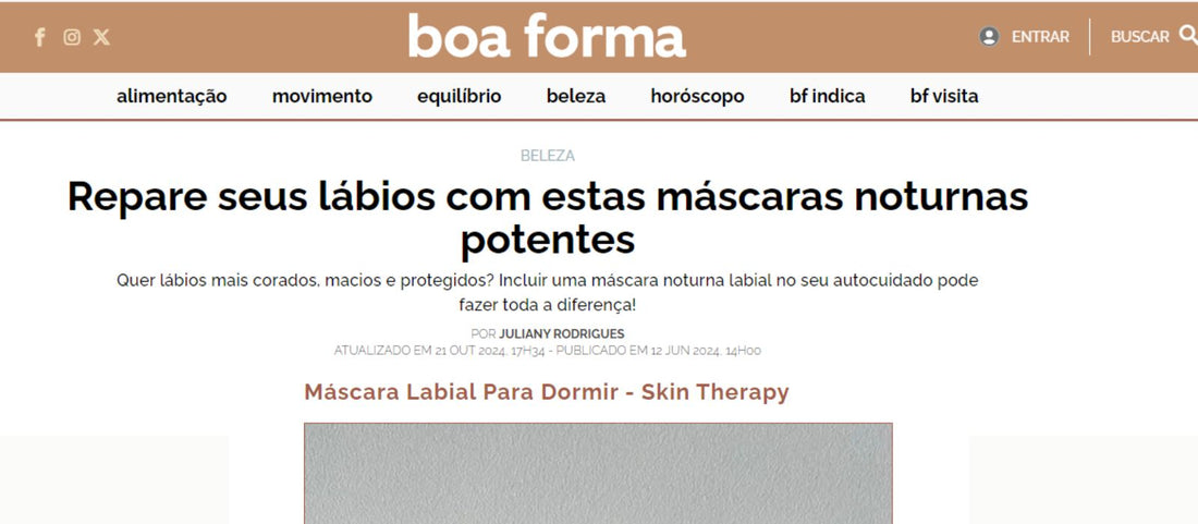 Kit Labial na Revista Boa Forma